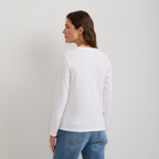 Women's Everyday Long-Sleeve V-Neck T-Shirt