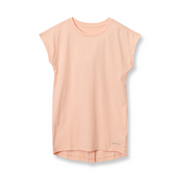 Girls Trail Short-Sleeve Pleated-Back Shirt - PALE PEACH