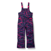 Kids Firstline Convertible Ski Bib - NEON PINK