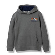 Boys Graphic Camp Fleece Hoodie - STERLING GREY HEATHER