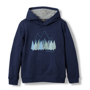 Boys Graphic Camp Fleece Hoodie - NAVY BLUE