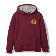 Boys Graphic Camp Fleece Hoodie - MAROON