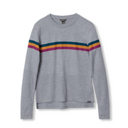 Girls Myriad Thermal Stripe Long-Sleeve T-Shirt - GREY HEATHER