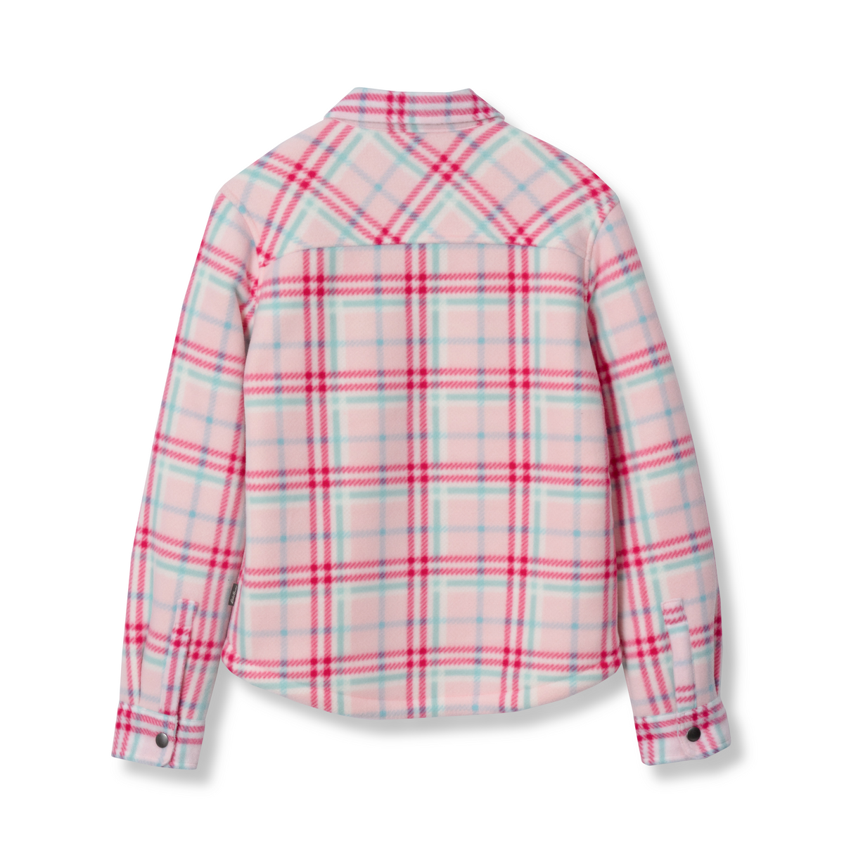 Girls Faux Shearling Shirt Jacket