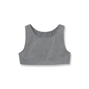Girls Trail Sports Bra - Solid - GREY HEATHER