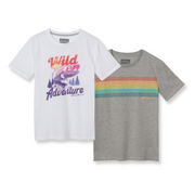 Boys Graphic SS T-Shirt - Bundle - BRIGHT WHITE