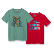 Boys Graphic SS T-Shirt - Bundle - LODEN FROST
