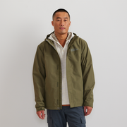 Men's Rain Trek Waterproof Packable Rain Jacket - Alder