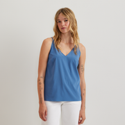Women's Rio Textured Tank - Tile Blue