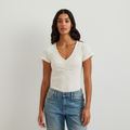 Women's Pointelle Dobby Shirt