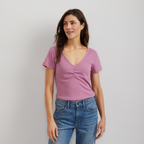 Women's Pointelle Dobby Shirt