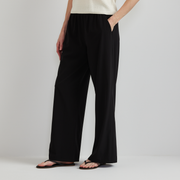 Women's Rio Textured Pants - Black