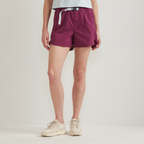 Women's Belted Ripstop Shorts