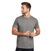 Men's Legend Wash 100% Cotton Short-Sleeve Classic T-Shirt - Med Htr Gray