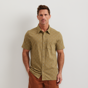 Men's Knit Baja Pocket Button-Up Shirt - Dk Fatigue