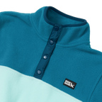 Girls Quest Fleece Snap Neck Pullover