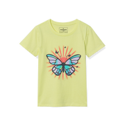 Girls SS Graphic T-Shirt - SUNNY LIME