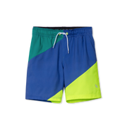 Boys Sea Spray Colorblock Comfort Liner Swim Shorts - SLUSHY