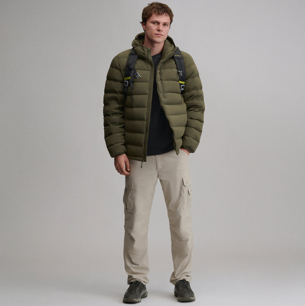 Men's EB Stretch Down Hooded Jacket