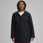 Women's Cloud Cap Waterproof Stretch Hooded Rain Parka