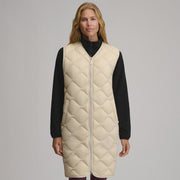 Women's Shaw Long Down Vest - Jute