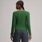 Women's Softline Rib Long-Sleeve Crew
