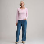 Women's Softline Rib Long-Sleeve Henley