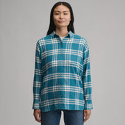 Women's Field Flex Boyfriend Flannel Shirt - Carbon