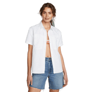 Women's Rainier Short-Sleeve Ripstop Shirt - White