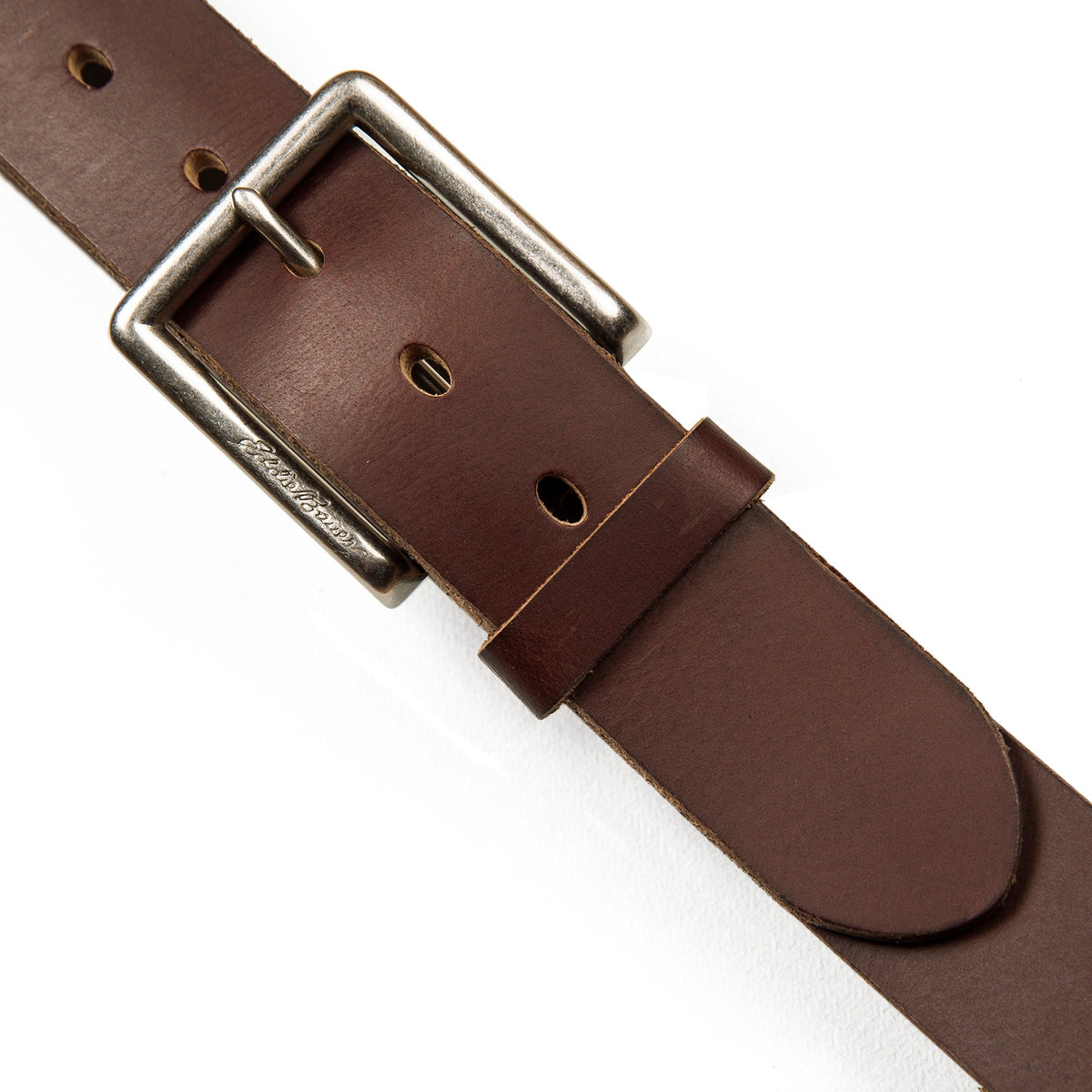 Men's Reinforced Tab Leather Belt