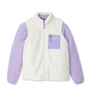 Kids Fleece Vest 3-in-1 Jacket - PASTEL LILAC