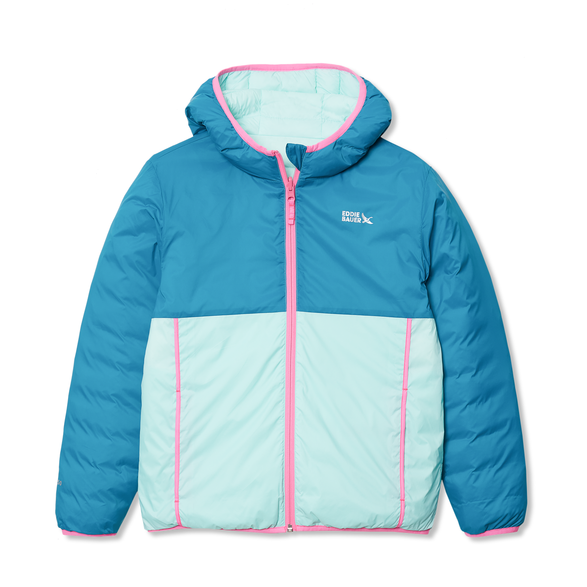 Kids Reversible Cirruslite Down Hooded Jacket