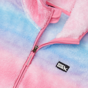 Kids Quest Fleece Plush Hooded Jacket - Print - LADY PINK