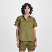 Women's Rainier Short-Sleeve Ripstop Shirt - Alder